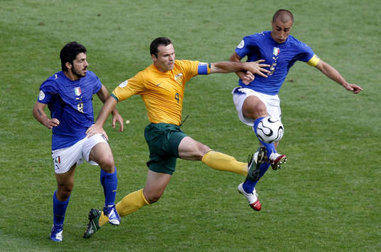 Mark Viduka och Fabio Cannavaro