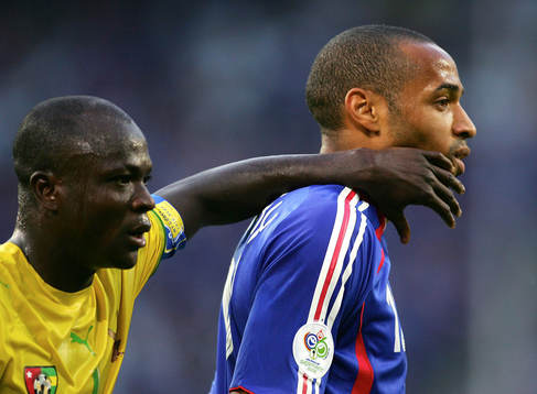 Thierry Henry, Frankrike och Jean-Paul Abalo, Togo