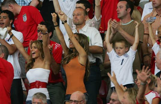 Alex Curran (Flickvän till Steven Gerrard) och Victoria