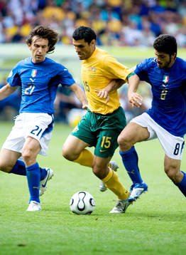 Andrea Pirlo, Italien, John Aloisi, Australien och Gennaro