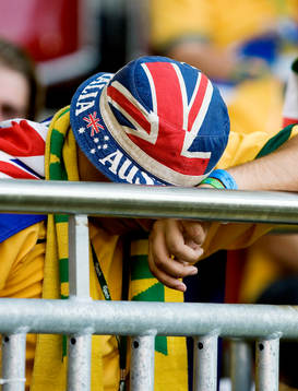 Fotboll, VM 2006, Depp, supporter, fan, från Australien
