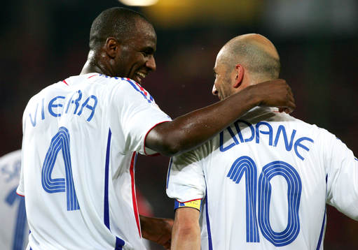 Patrick Vieira och Zinedine Zidane, Frankrike