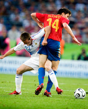 Frank Ribery, Frankrike och Xabi Alonso, Spanien