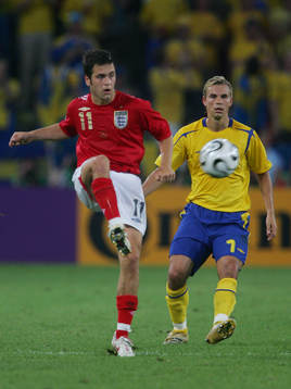 Joe Cole, England och Niclas Alexandersson, Sverige
