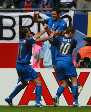 Marco Materazzi, Italien (Jubel)