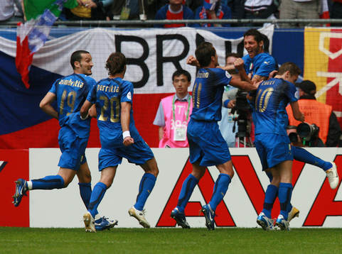 Marco Materazzi, Italien (Jubel)