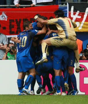 Marco Materazzi, Italien (Jubel)