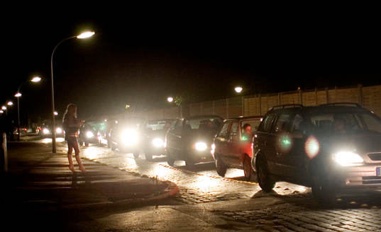 Fotboll, VM 2006, Reportage om prostitution i Dortmund.