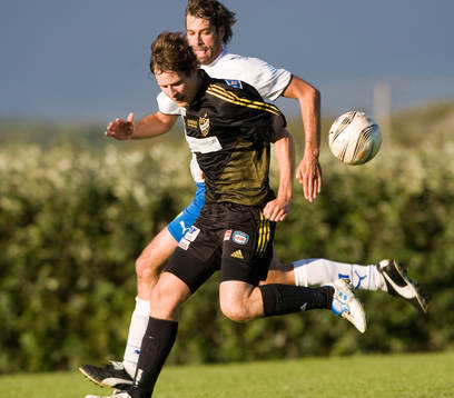 David Hansson, IFK Hässleholm, håller undan