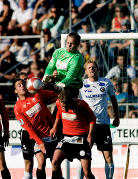 Fredrik Persson, målvakt, tog allt