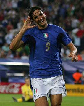 Luca Toni, Italien (Jubel)