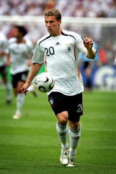 Lukas Podolski, Tyskland