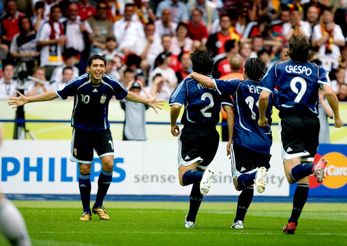 Juan Riquelme, Argentina, jubel
