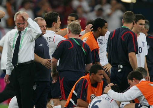 Fotboll, VM 2006, Kvartsfinal, England - Portugal, Sven
