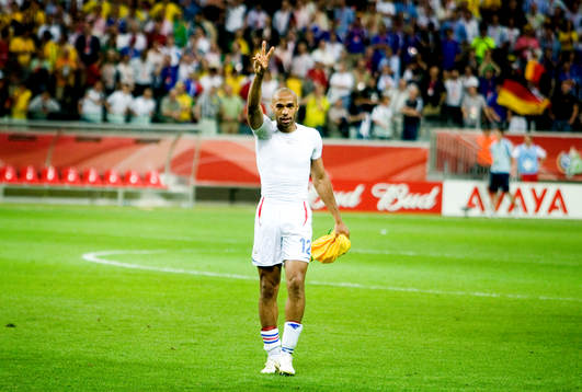 Thierry Henry, Frankrike, jubel