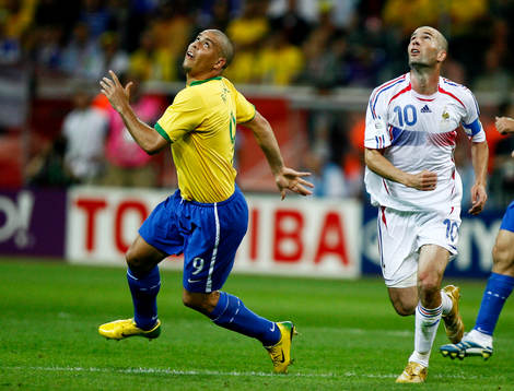 Ronaldo, Brasilien och Zinedine Zidane, Frankrike