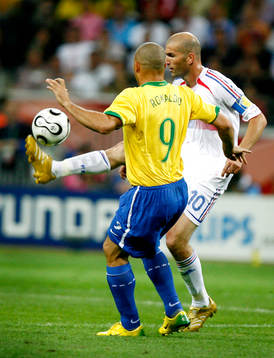 Ronaldo, Brasilien och Zinedine Zidane, Frankrike