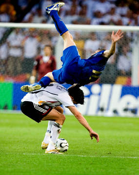 Michael Ballack, Tyskland och Francesco Totti, Italien