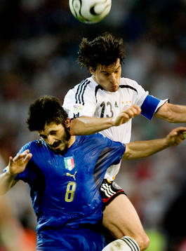 Michael Ballack, Tyskland sätter en armbåge i Gennaro