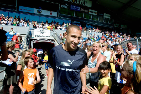 Henrik "Henke" Larsson tillbaka på Olympia