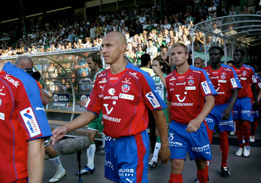 Henrik Larsson, Helsingborg. Inmarsch