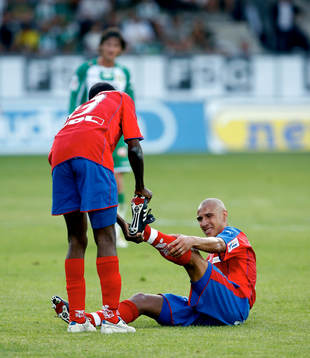 Henrik Larsson, Helsingborg får kramp