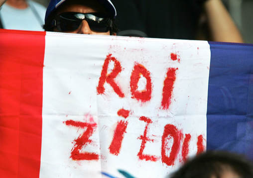 Zinedine Zidane, Frankrike, flagga, "Kung Zizou"