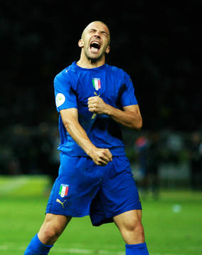 Alessandro Del Piero, Italien, jubel, glädje