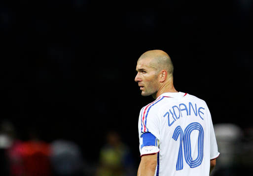 Zinedine Zidane, Frankrike, depp, utvisad
