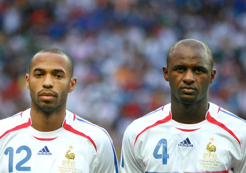 Thierry Henry och Patrick Vieira, Frankrike