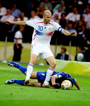 Zinedine Zidane, Frankrike och Gennaro Gattuso, Italien