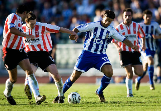 Fotboll, UEFA-cupen, kval, Göteborg - Derry