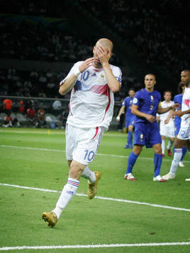 Zinedine Zidane, Frankrike, missar ett läge
