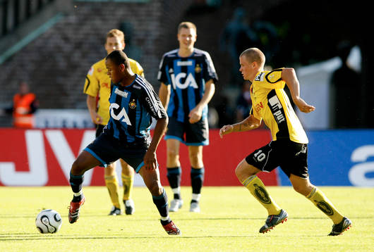 Thiago Quirinio, DIF och Samuel Holmén, Elfsborg