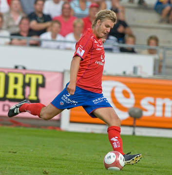 Fotboll. Allsvenskan. Helsingborg - Häcken. Andreas Dahl
