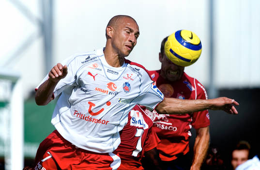 Henrik Larsson, Helsingborg går upp i nickduell