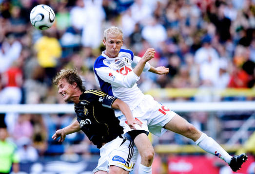 Daniel Tjernström, AIK och Andreas Johansson, Halmstad