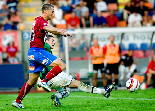 Öster - Gais: Fredrik Gustafson, Öster och James Keene,