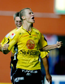 Samuel Holmén, Elfsborg. Jubel, glädje