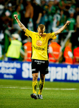 Samuel Holmén, Elfsborg. Jubel, glädje