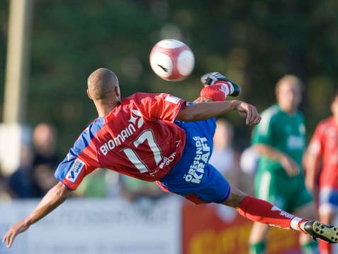 Henrik "Henke" Larsson bjöd på en underbar brassespark