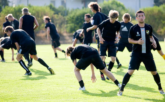 Fotboll, IFK Hässleholm, träningsläger