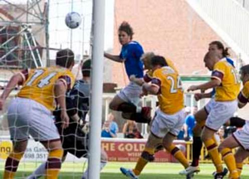 Fotboll, Premier League (Sktosk Liga) Motherwell - Glasgow