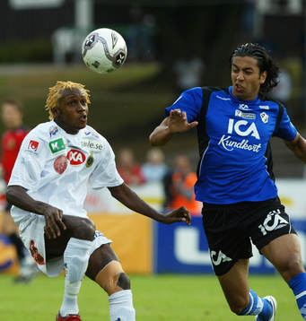 Yannick Bapupa, Gefle och Emre Tahirovic, Halmstad