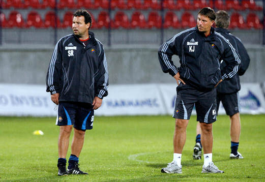 Stefan Rehn och Kjell Jonevret, tränare, Djurgården