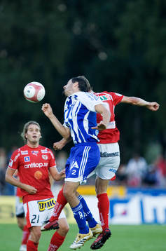 Alejandro Lago, Göteborg i nickduell med Shpetim Hasani,