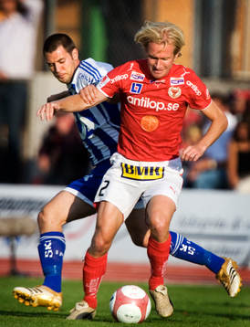 Stefan Selakovic, Göteborg pressar Niklas Kaldner, Kalmar