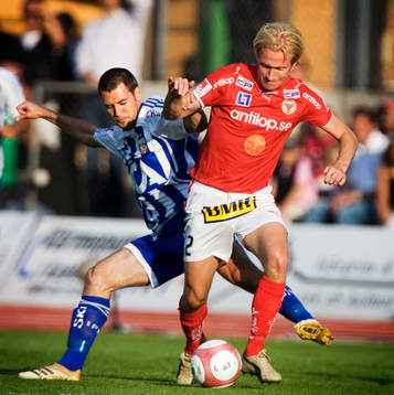 Stefan Selakovic, Göteborg pressar Niklas Kaldner, Kalmar