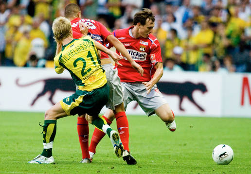 Kim Källström, Lyon och Christian Wilhelmsson, Nantes