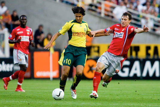 Kim Källström, Lyon och Nourdin Boukhari, Nantes
